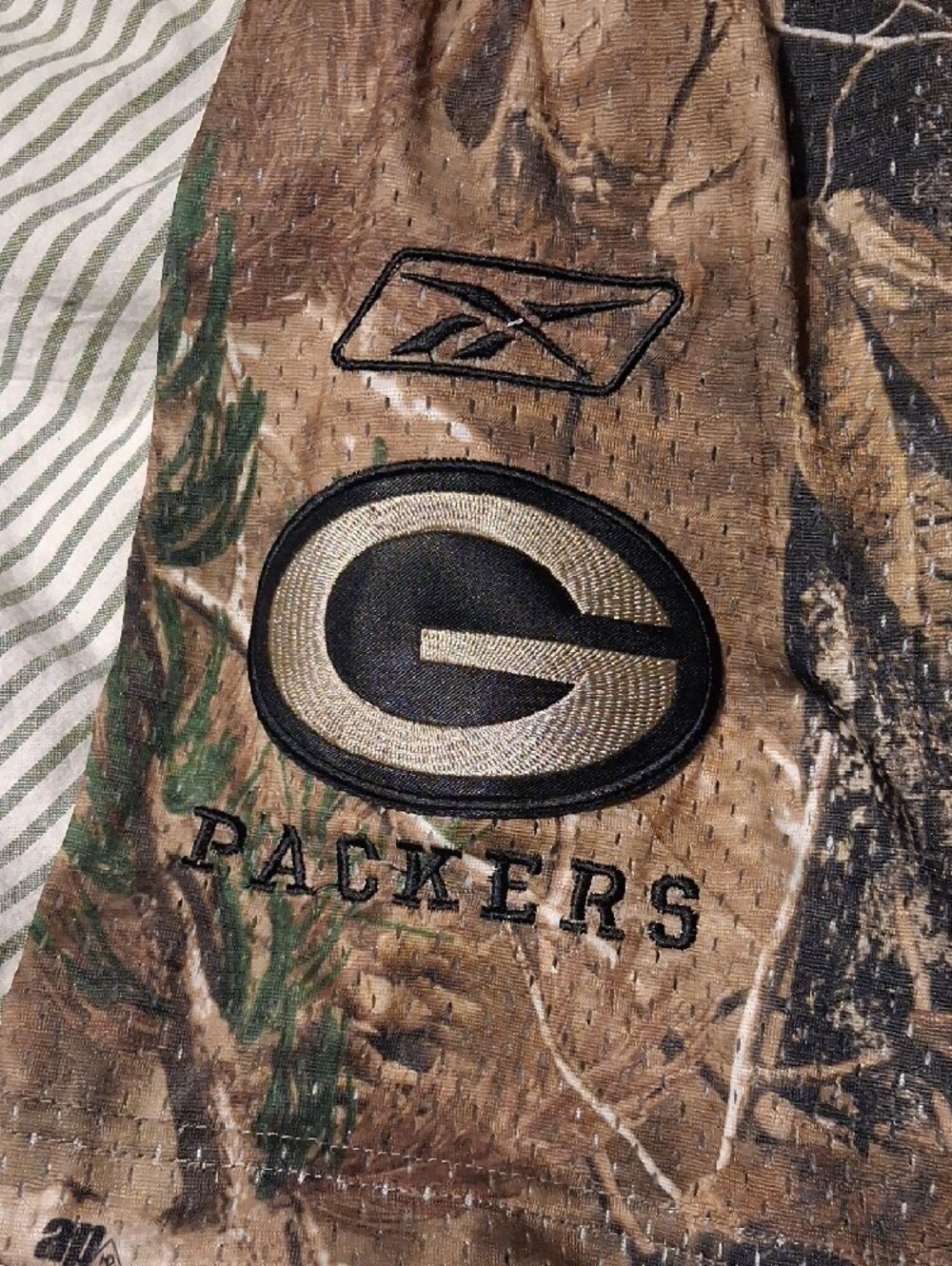 Clay Matthews Reebok Camo Green Bay Packers #52 Jersey - Picture 3 of 4